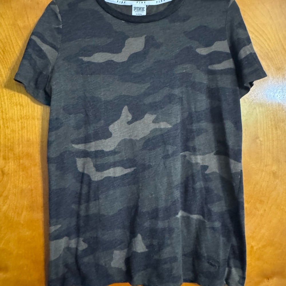 PINK Victoria's Secret Camouflage Tee